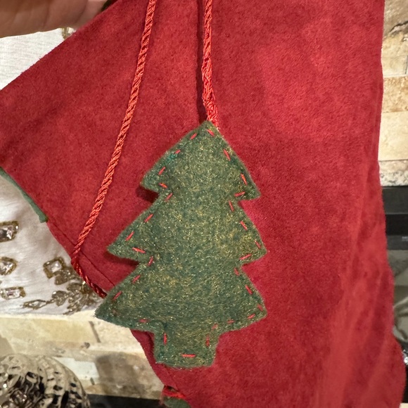 2 Large Advent Style Stockings to countdown - Picture 2 of 2